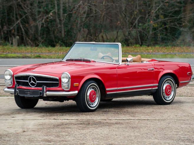 Mercedes 280 SL Pagoda W113 | DETAILED HISTORY AUTOMA Rouge de 