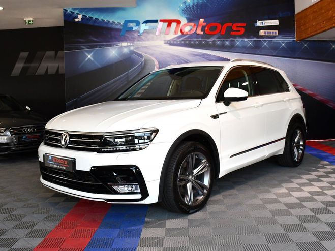 Volkswagen Tiguan R-Line Carat 2.0 TSI 180 DSG 4Motion GPS Blanc de 2017