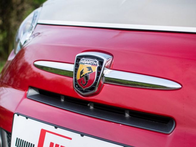 Abarth 595 Cabrio Turismo Rouge-beige de 2015