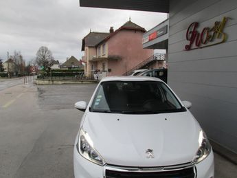  Voir détails -Peugeot 208 1.6 HDI active Blanc à Chaumergy (39)
