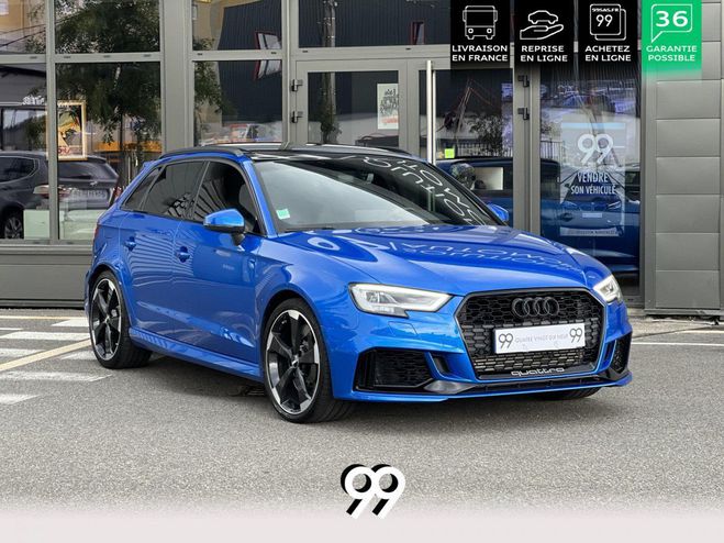 Audi RS3 Quattro 2.5 TFSI - 400 - BV S-tronic 8V  Bleu mtallis de 2019