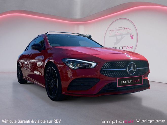 Mercedes Classe CLA COUPE BOITE AUTO **AMG Line** Toit PANO  Rouge de 2020
