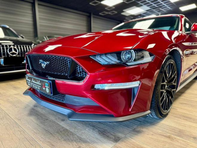 Ford Mustang VI (2) FASTBACK 5.0 V8 GT BVA10 Rouge Fonc Nacr de 2018
