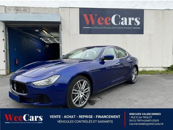  Voir détails -Maserati Ghibli 3.0 V6 275cv BVA GranLusso garantie 12 m à Trith-Saint-Lger (59)