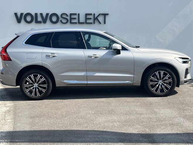 Volvo XC60 T6 Recharge AWD 253 ch + 145 ch Geartron ARGENT AURORE METALLISEE de 2021