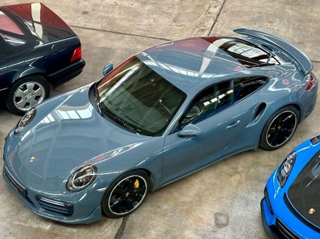 Porsche 911 type 991 TURBO S 580ch AEROKIT LIFT PORSCHE APPRO Bleu Graphite de 2018
