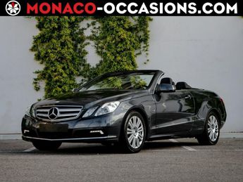  Voir détails -Mercedes Classe E Cabriolet 250 CGI Executive BE BA à Monaco (98)