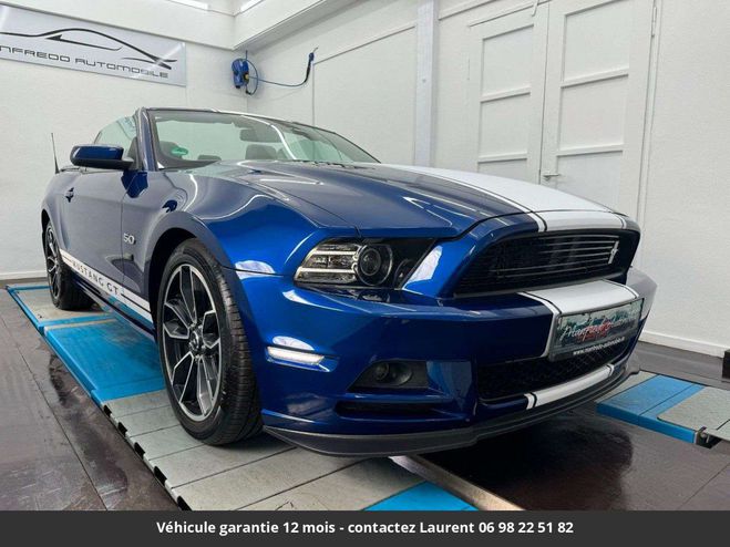 Ford Mustang 5.0 v8 gt pony cabrio/california special Bleu de 2013