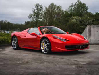  Voir détails -Ferrari 458 Spider Rosso Corsa Cuoio 13.630 KM! à Harelbeke (85)