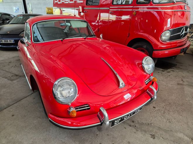 Porsche 356  rouge de 1965