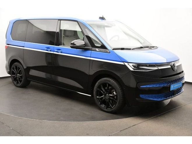 Volkswagen Multivan T7 EHybrid 218ch 7P T.Pano. 360 Full Ac Noire Et Bleu de 2022
