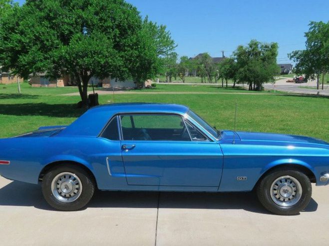 Ford Mustang COUP V8 Bleu Mtallis de 1968