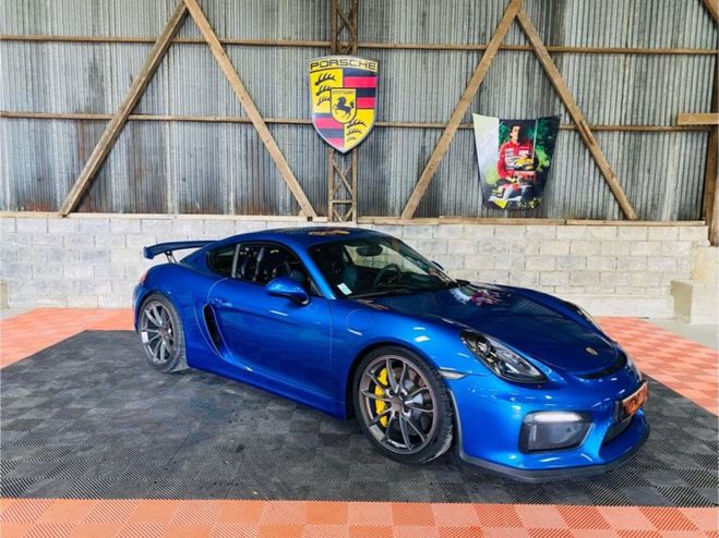 Porsche Cayman (981) 3.8 385CH GT4 Bleu de 2016