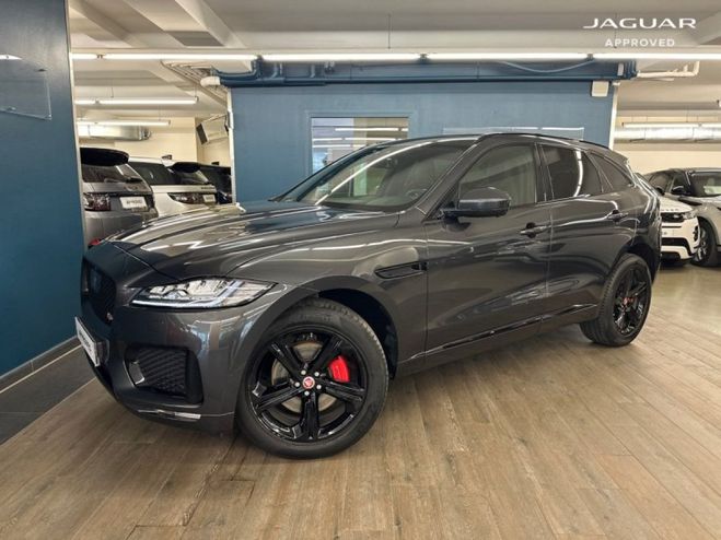 Jaguar F Pace V6 3.0D 300ch S AWD BVA8 Carpathian Grey de 2019