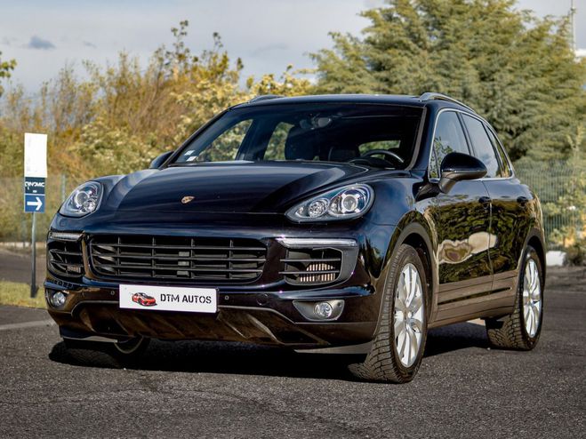 Porsche Cayenne Phase 2 V6 3.0 L D 262 Ch Tiptronic Noir Mtallis de 2015