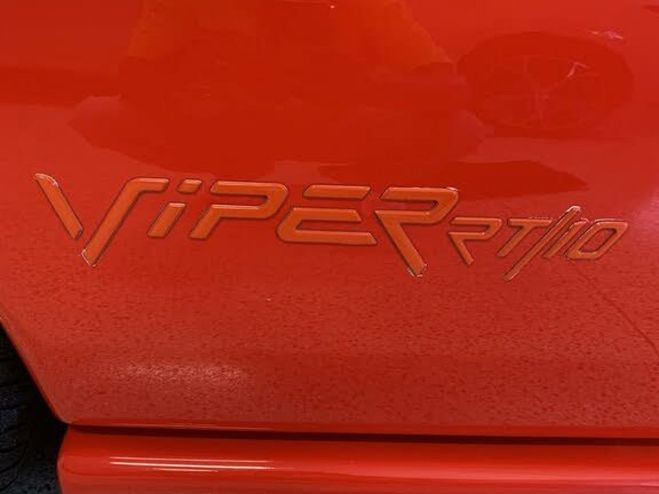Dodge Viper rt/10 400 hp 8l v10 tout compris Rouge de 1993