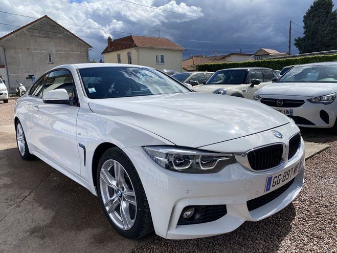 BMW Serie 4 SERIE COUPE (F32) 420DA 190CH M SPORT EU Blanc de 2019
