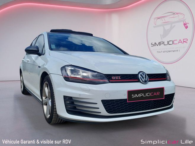 Volkswagen Golf 2.0 tsi 230 bluemotion technology dsg6 g BLANC de 2014