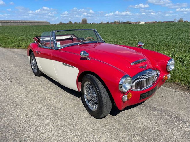 Austin healey 3000 BJ8 MKII 6 cylindres Strawberry Red de 1966