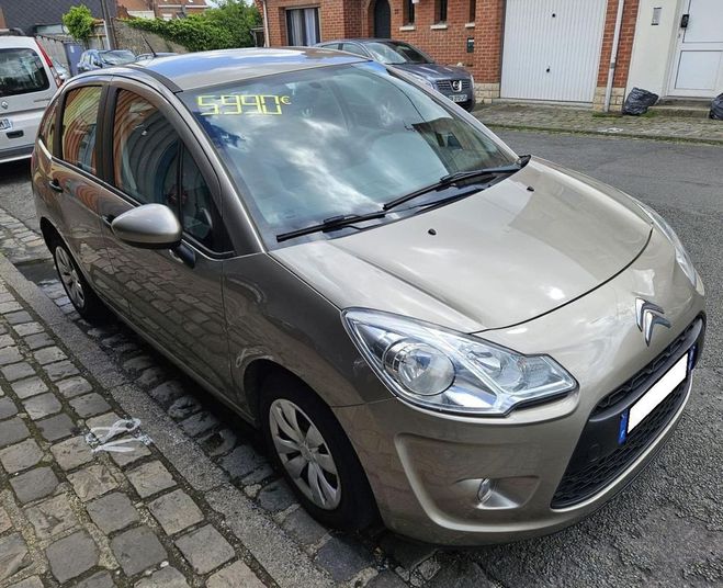 Citroen C3 1,1 essence 4cv (60cv) Beige de 2010