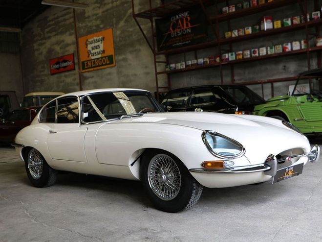 Jaguar E-Type S1 3.8L Blanc de 1962