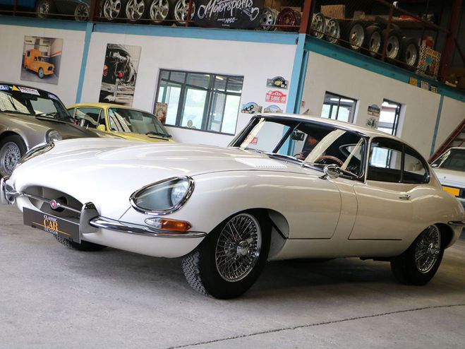 Jaguar E-Type S1 3.8L Blanc de 1962