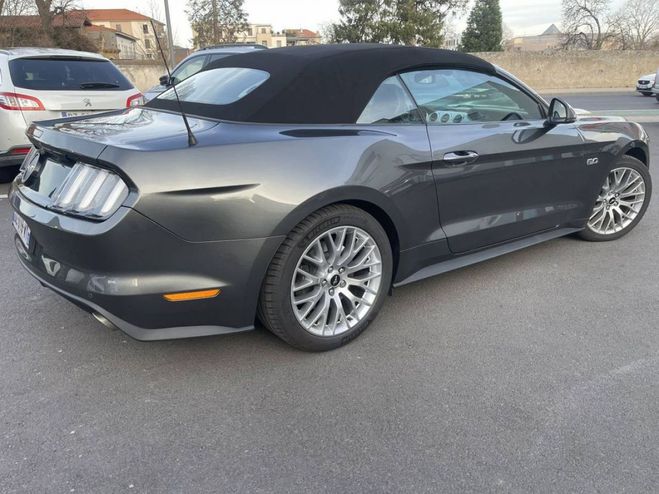 Ford Mustang (6) Convertible V8 BVM6 GT Gris de 2016