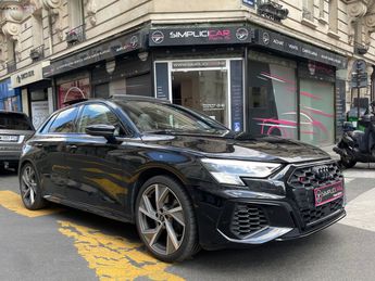  Voir détails -Audi S3 SPORTBACK TFSI 310 S tronic 7 Quattro FU à Paris (75)