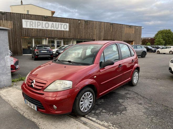 Citroen C3 1.4 HDi - 70 Pack + Clim ROUGE FONCE de 2008