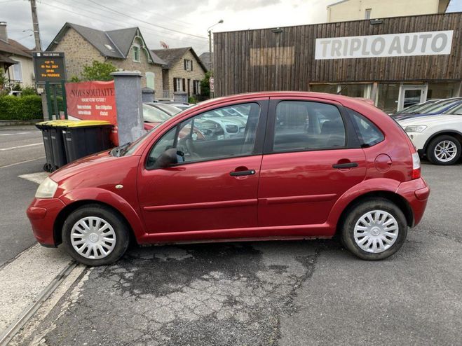 Citroen C3 1.4 HDi - 70 Pack + Clim ROUGE FONCE de 2008