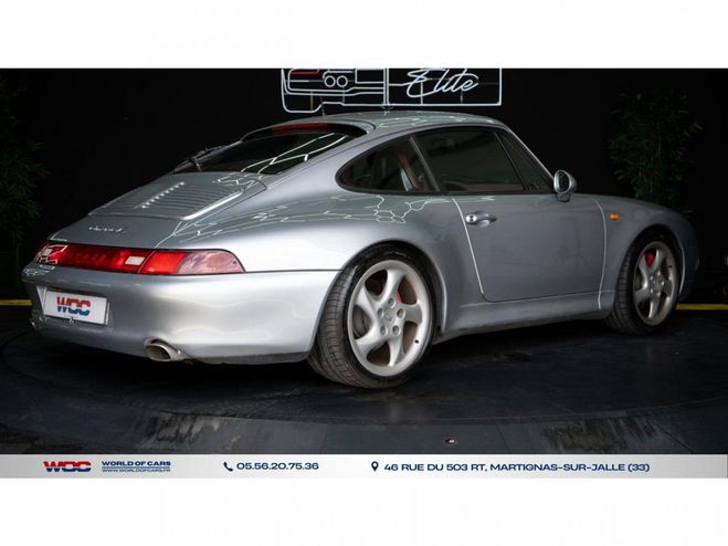 Porsche 911 993 Carrera 4S / dossier complet GRIS CLAIR de 1996