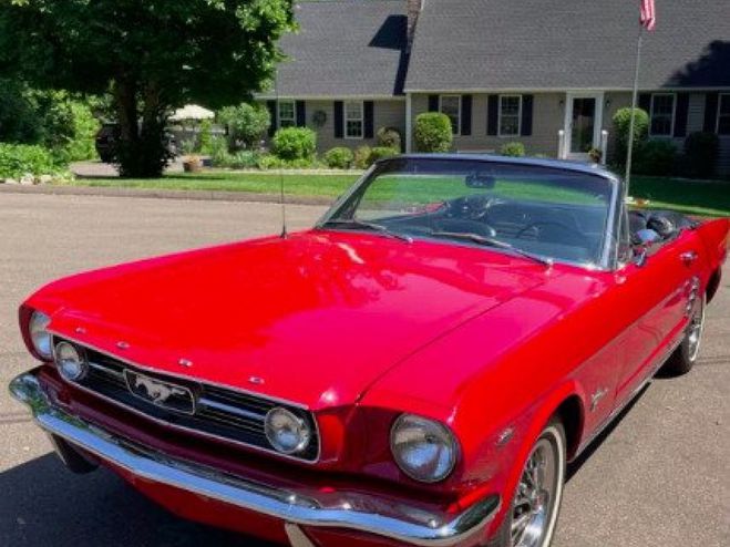 Ford Mustang CAB SYLC EXPORT Rouge Laqu de 1966