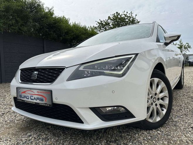 Seat Leon 1.6 CR TDi Style FULL LED-NAVI-PDC-CRUIS Blanc Mtallis de 