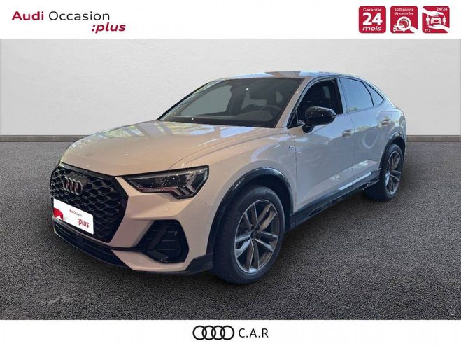 Audi Q3 Sportback 35 TFSI 150 ch S tronic 7 S li Glacier White Metallic de 2022