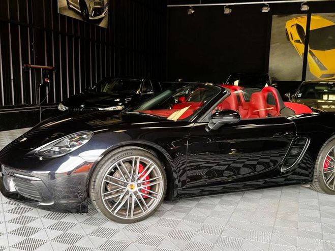 Porsche 718 boxster s pdk 350 ch carbone echappement Noir de 2018