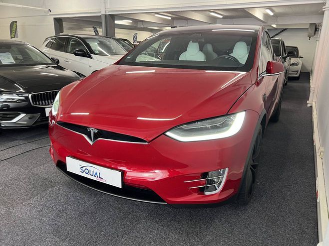 Tesla Model X Performance Ludicrous plus Raven ROUGE de 2020