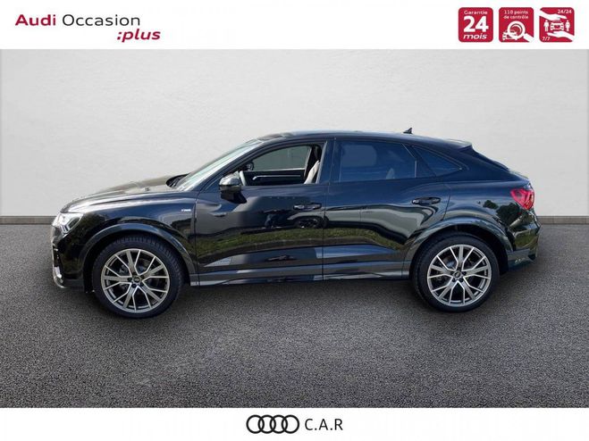 Audi Q3 Sportback 35 TDI 150 ch S tronic 7 S lin Mythos Black Metallic de 2024