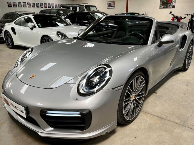 Porsche 911 type 991 911 Phase 2 Turbo Cabriolet 3.8 L 540 Ch Argent Gt de 2016