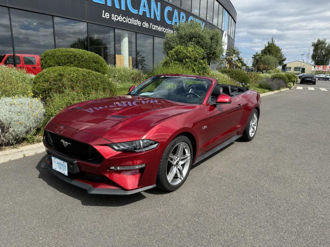 Ford Mustang GT CABRIOLET V8 5.0L BVM Rouge de 2018