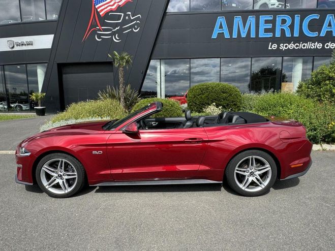 Ford Mustang GT CABRIOLET V8 5.0L BVM Rouge de 2018