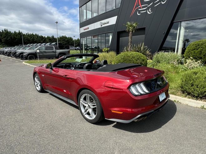 Ford Mustang GT CABRIOLET V8 5.0L BVM Rouge de 2018