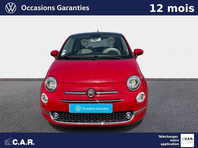 Fiat 500 SERIE 6 EURO 6D 1.2 69 ch Eco Pack Loung Rouge de 2019