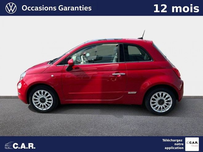 Fiat 500 SERIE 6 EURO 6D 1.2 69 ch Eco Pack Loung Rouge de 2019