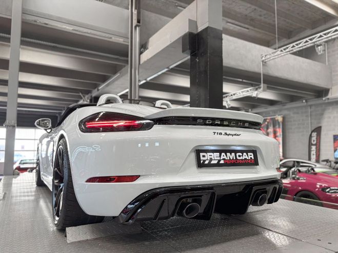 Porsche 718 Spyder 4.0 420 ? ECOTAXE PAYEE Blanc Carrara Mat de 2020