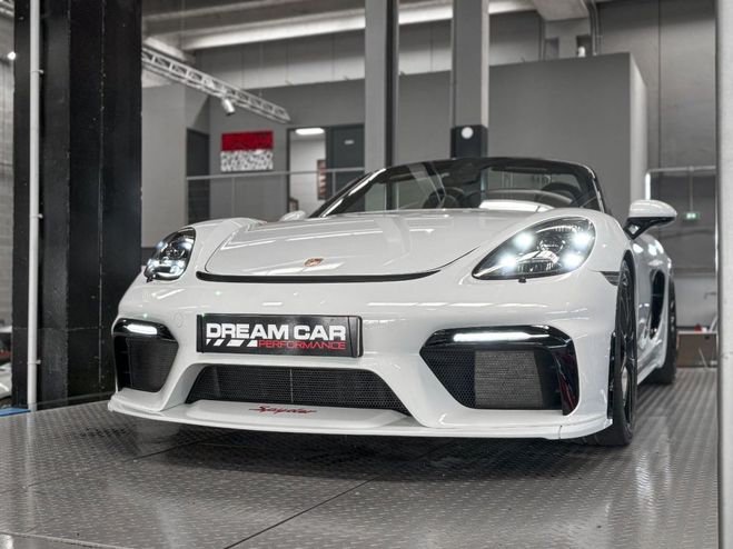 Porsche 718 Spyder 4.0 420 ? ECOTAXE PAYEE Blanc Carrara Mat de 2020