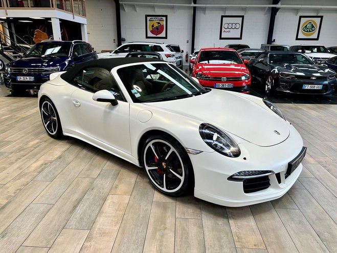 Porsche 911 cabriolet type 991 4s 3.8 400 bvm6 confi Blanc de 2013