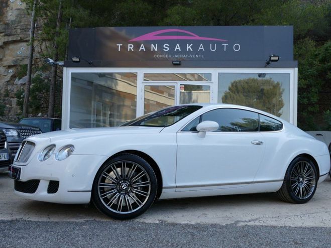 Bentley Continental GT SPEED 6.0 W12 BI-TURBO 610 Ch BVA Blanc de 2008