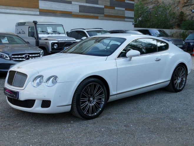 Bentley Continental GT SPEED 6.0 W12 BI-TURBO 610 Ch BVA Blanc de 2008