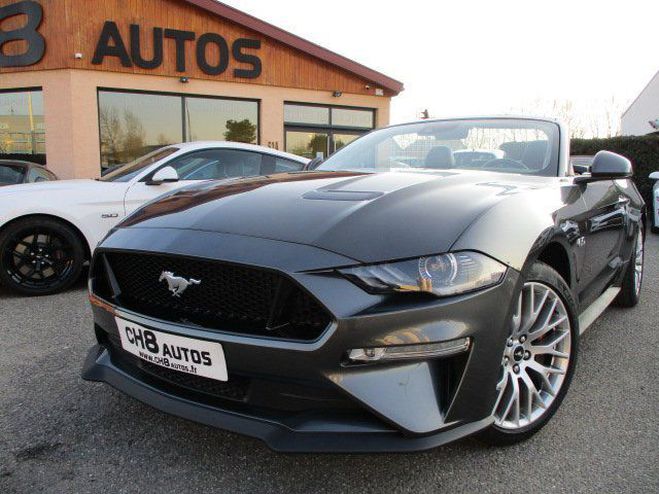 Ford Mustang v8 5.0 gt cabriolet phase 2 pack premium Gris de 2018