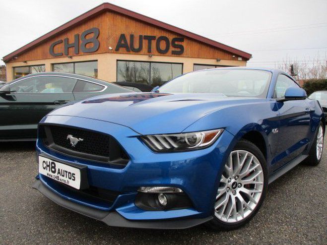 Ford Mustang V8 5.0 GT Fastback *dispo et visible sur Bleu de 2017